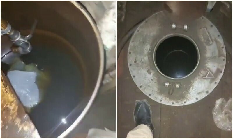 کراچی: ایرانی ڈیزل کے گودام پر چھاپہ، 2 کروڑ 50 لاکھ مالیت کا ڈیزل ضبط - Pakistan